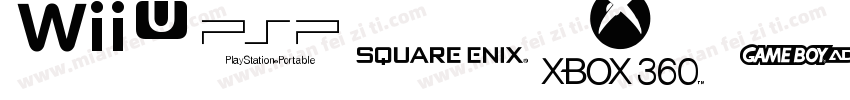 Game Logos 常规字体转换